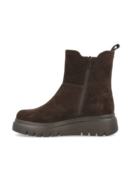 Impronte Maddalena Chelsea Veloursstiefeletten mit Keilabsatz